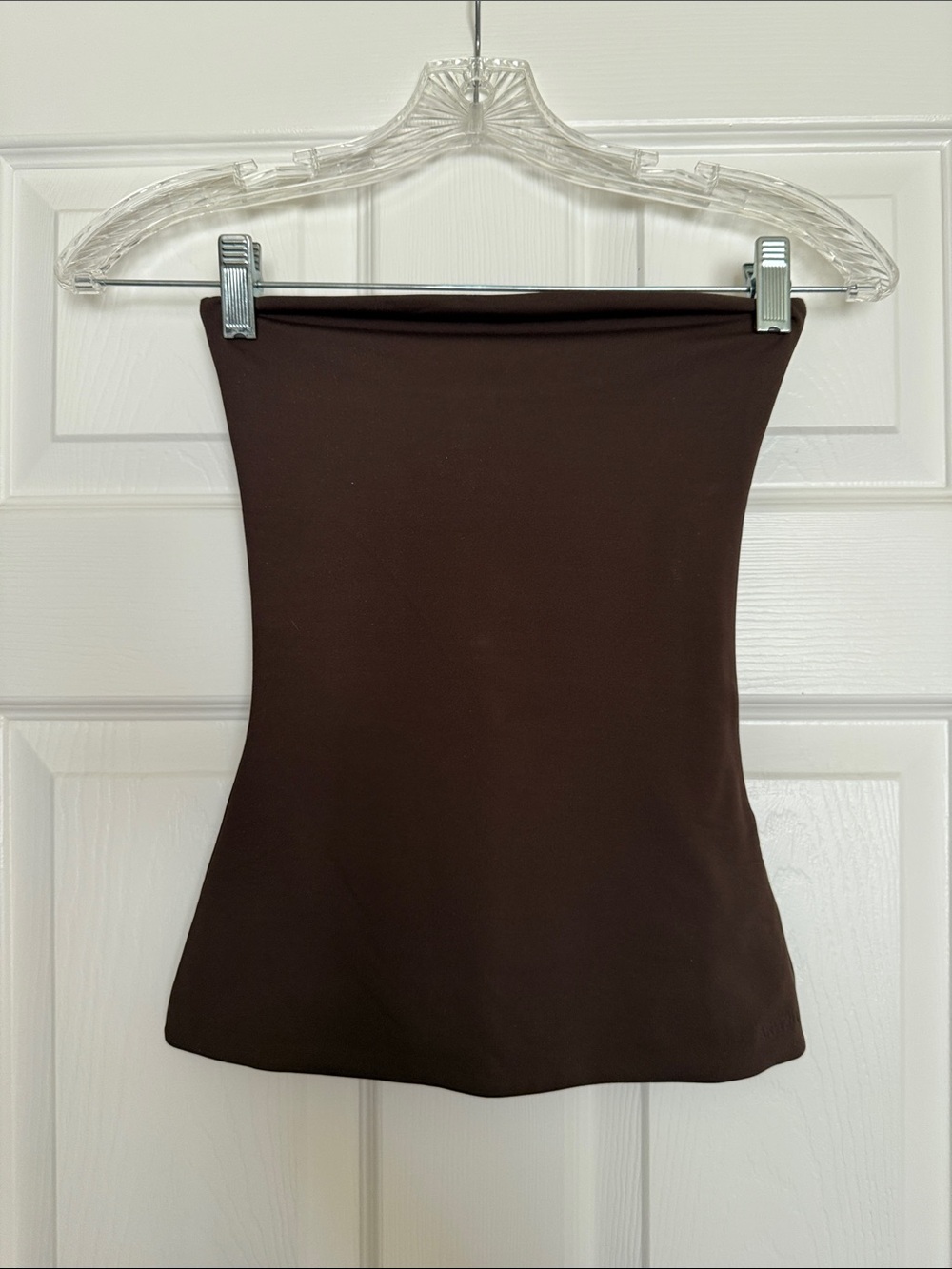 Aritzia Contour Rich Mocha Brown Appeal Tube Top XS